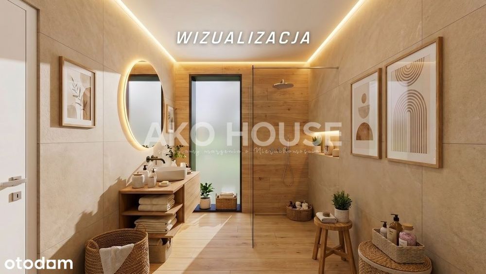 DOM bliźniak 85,92 m2 | Krynice | las za oknem -0%