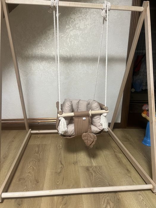 Качеля гойдалка домашня для найменших