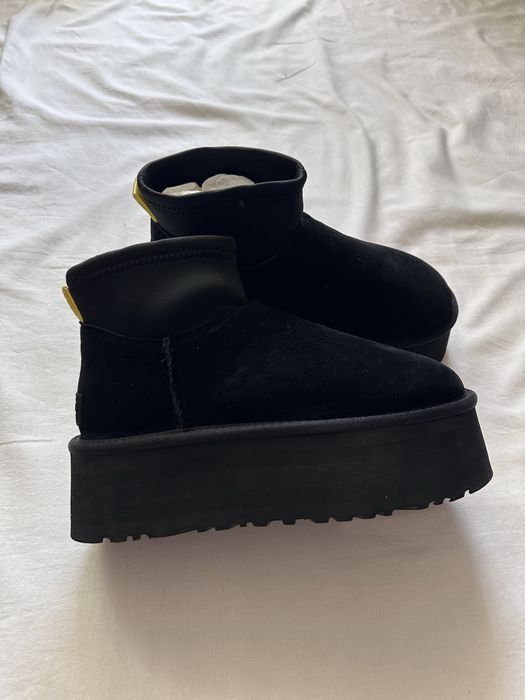 Уггі Ugg Classic Mini Dipper Boot Black 5см Угг 36-41