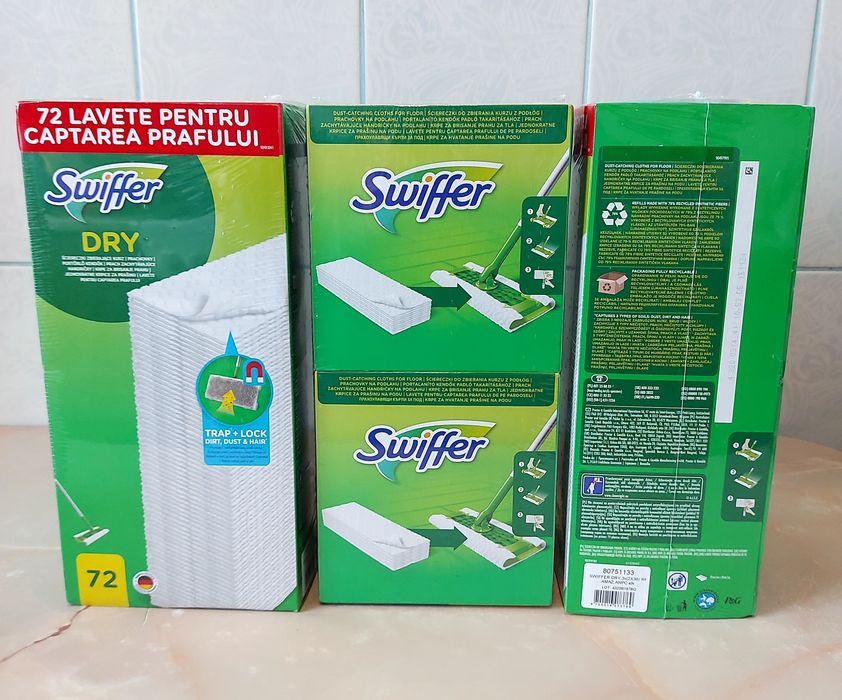 Вологі серветки до магнітної швабри Swiffer