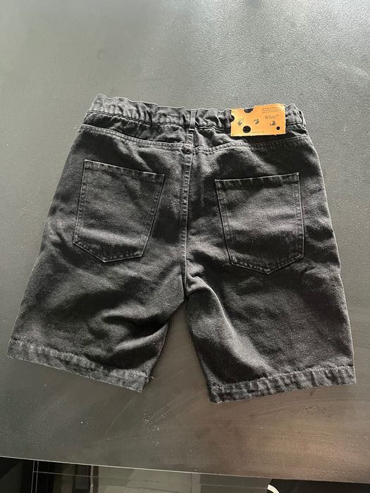 Off white szorty dżinsowe