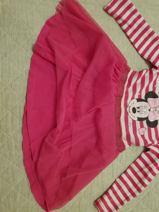 Sukienka z tiulem Disney Minnie Mouse/ roz 92