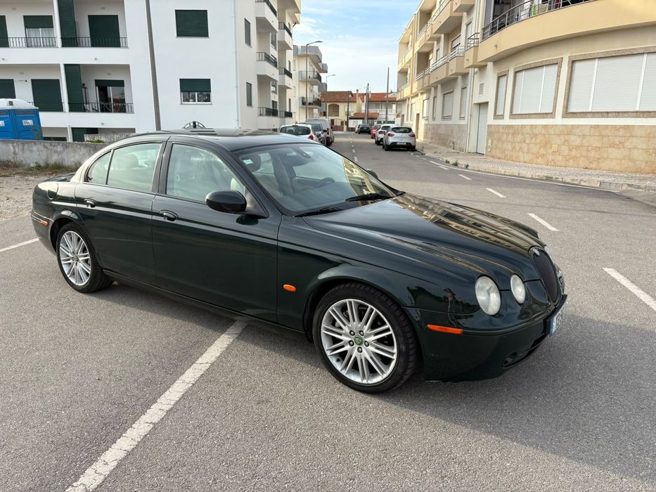 Jaguar s type aceito retoma caixa manual