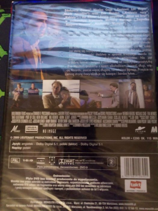 Zły Porucznik – Nowy Orlean – Nicolas Cage – DVD NOWY! Foliowany

Na s