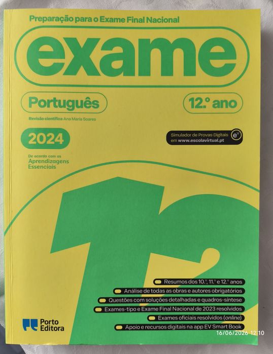 Preparação para o Exame Final Nacional 2024 - Português 12º Ano