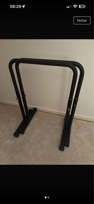 Barras de Fundos Ajustáveis e Compactas Musculação TS 100