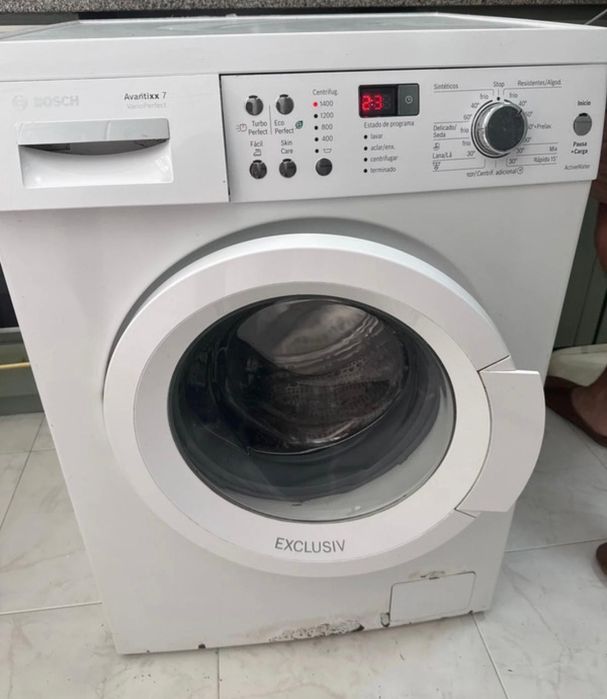 Máquina de lavar Bosch 7kg – Funciona 100% – Boa oportunidade