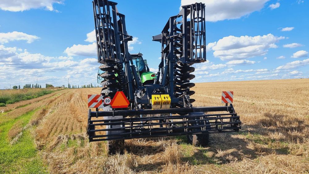 Важкий Дисковий Лущільник КРАТОС 6м Демпферна Борона АРК ГРУП