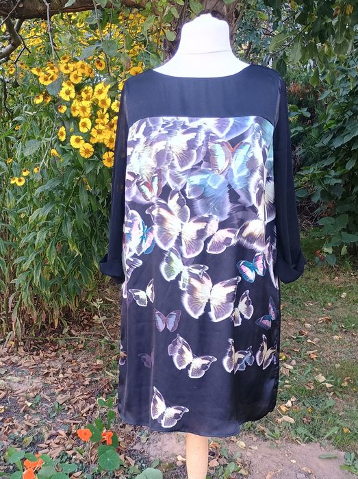 Tunika Poezja,   R 46, RABAT, DARMOWA Dostawa.