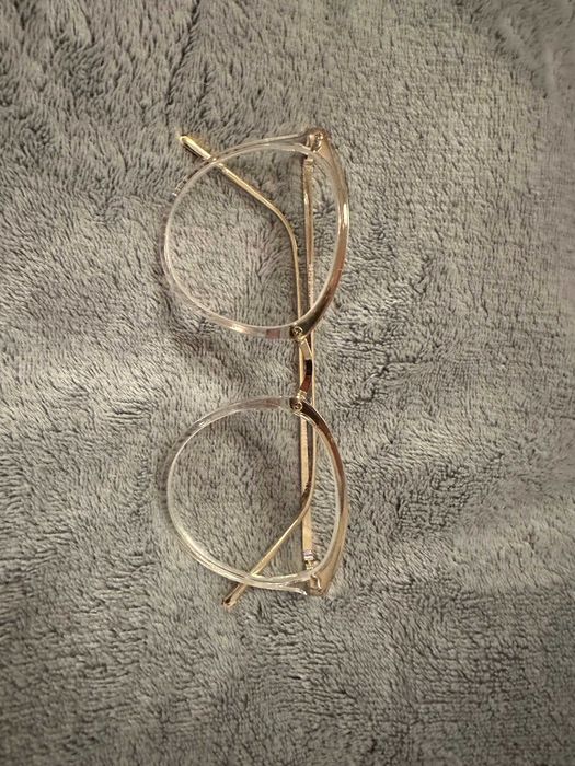 Okulary Zara zerówki z etui