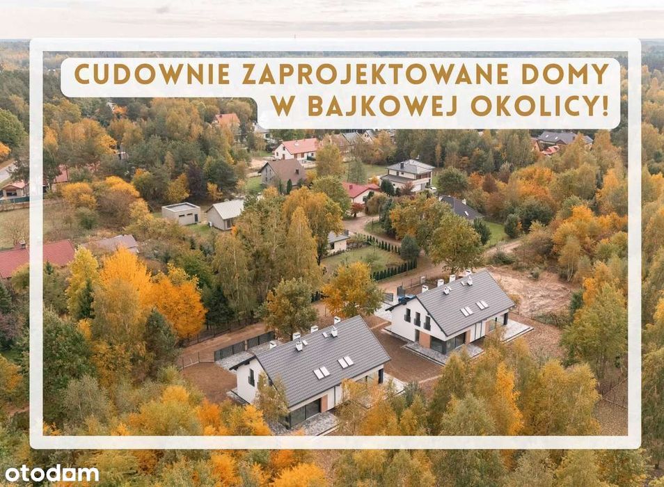 Nowy DOM z panoramicznymi oknami i garażem | Pośród Lasu | Blisko S8