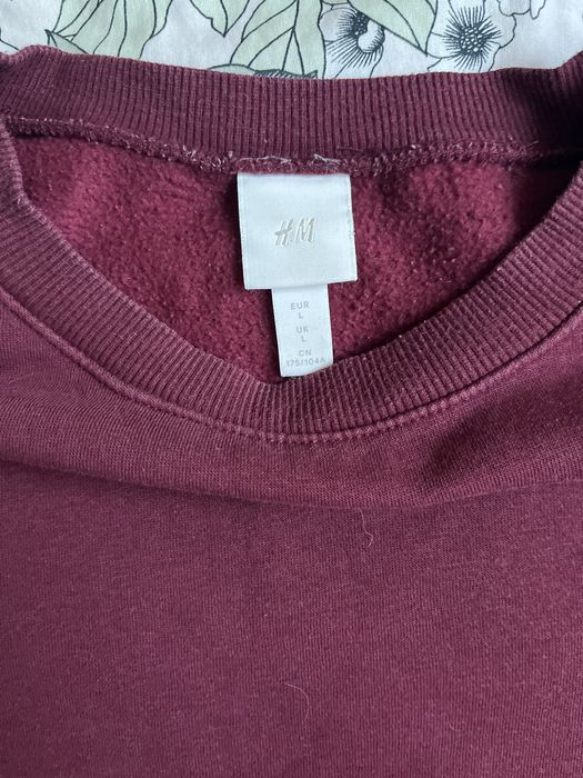 Bordowy dres h&m 40