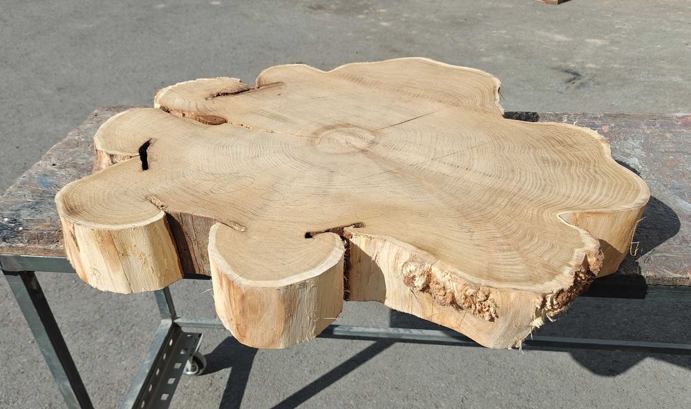 Plaster drewna akacja stolik kawowy live edge