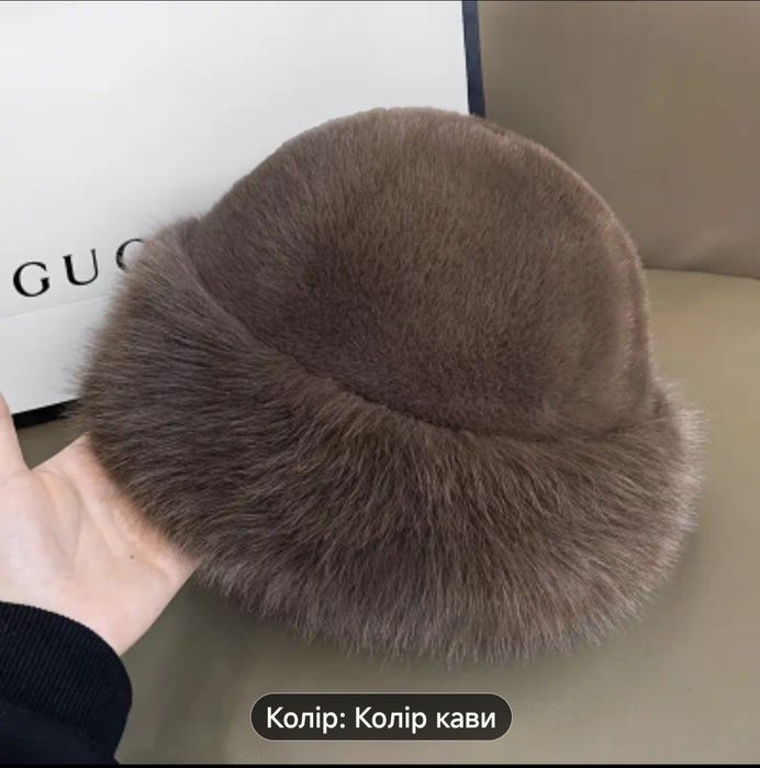 Шапка з штучного хутра