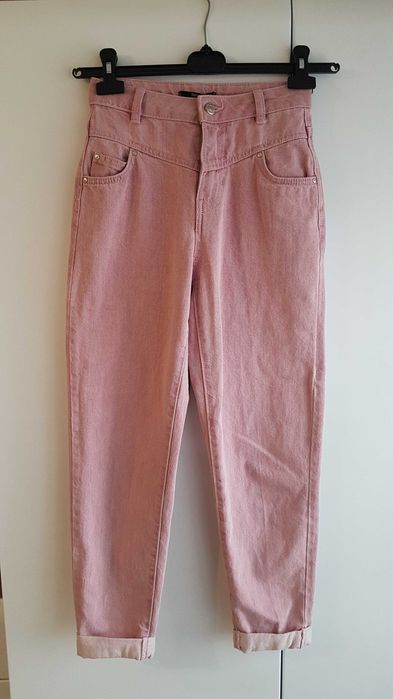 Nowość 2025:) dżinsowe BOYFRIEND BERSHKA roz 32