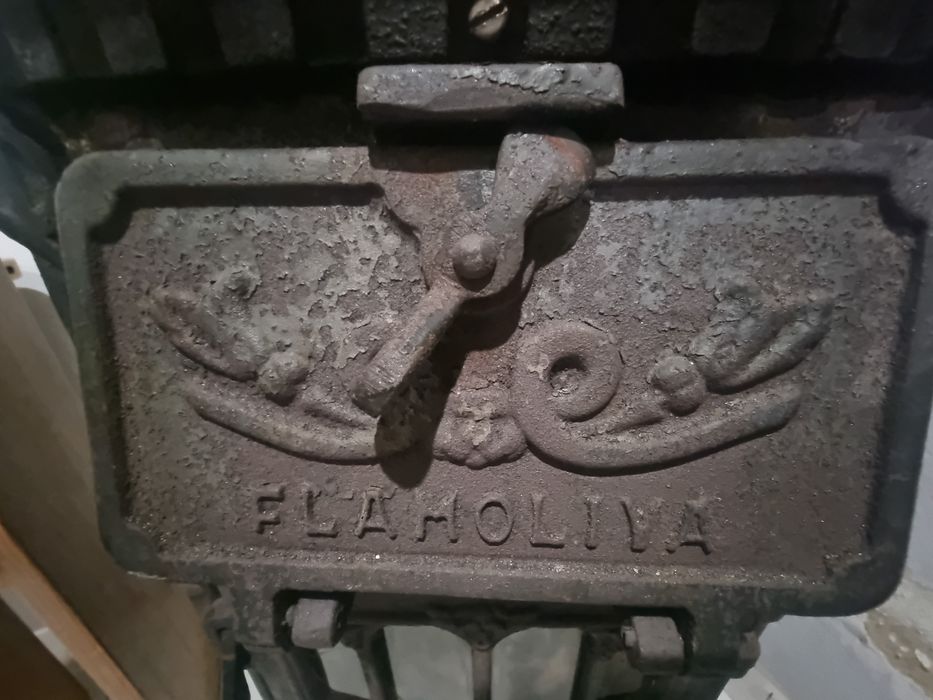 Salamandra  Flamoliva totalmente em ferro