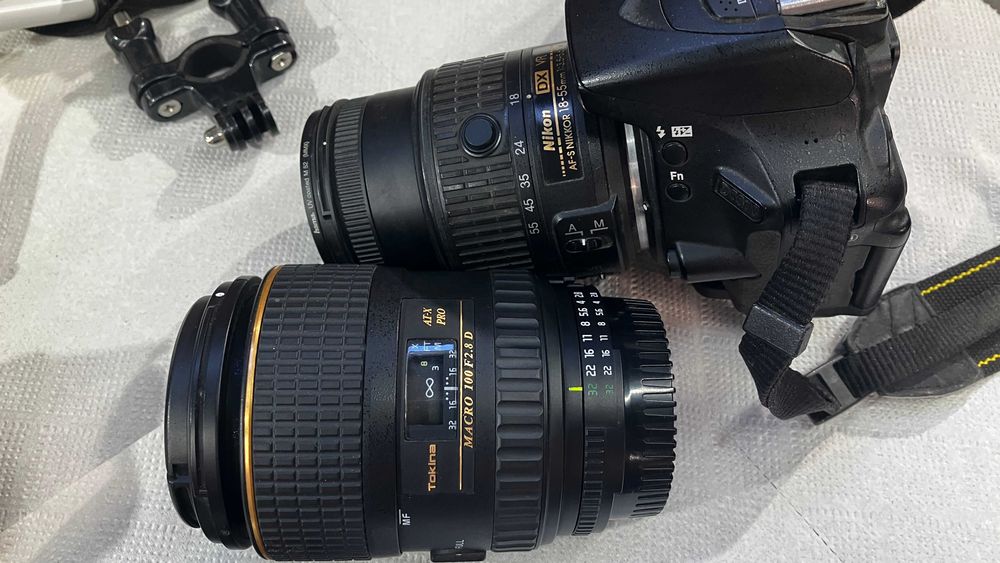 Nikon D5500 2 Lentes Macro Tokina Oferta de gopro6 extras