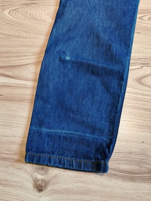 Granatowe Damskie Spodnie Jeansowe  Boyfriend Rihanna For River Island