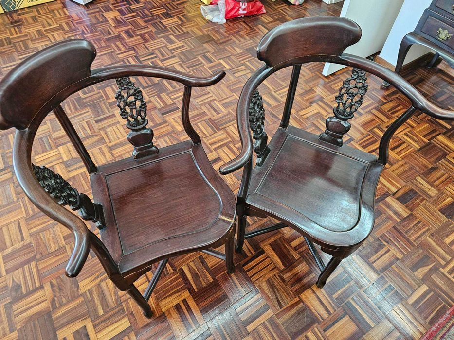 2 Cadeiras chinesas originais madeira