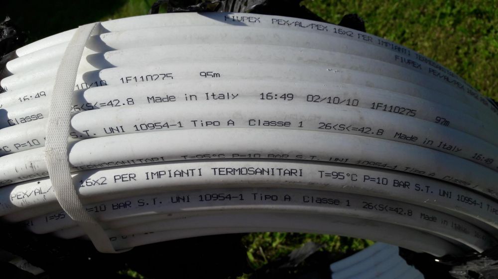 Rura PEX 16x2 Tubo Fivpex