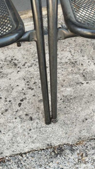 6 Cadeiras de Jardim em Ferro Galvanizado com Almofadas