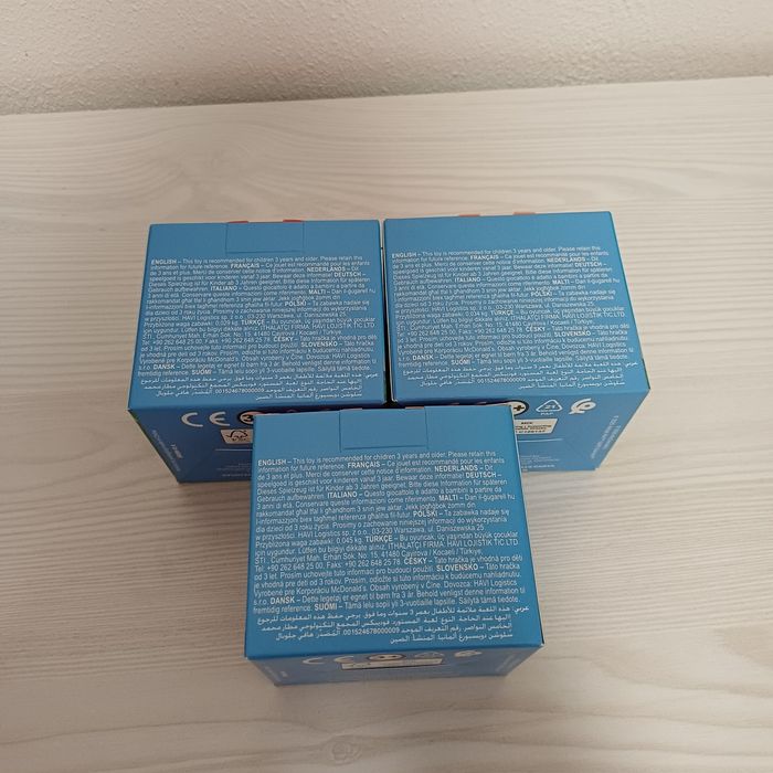 3x Zabawka Happy meal Adopt me! słoń, żyrafa i lis nowe