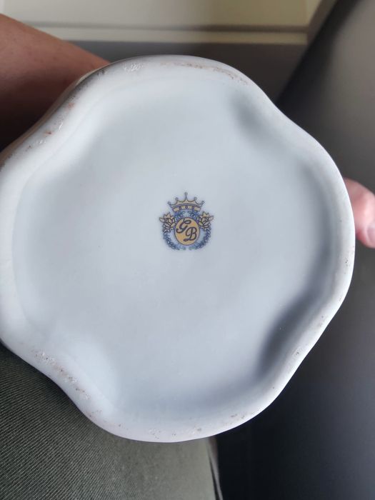 Bule de chá e Prato de Bolo Coleção GB