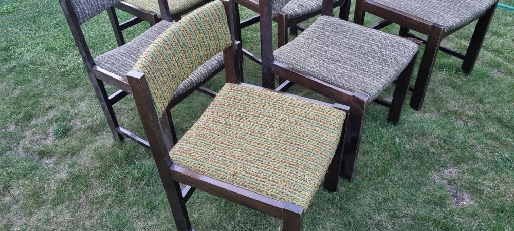 Krzesło tapicerowane NYSA PRL 6szt