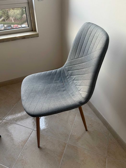 4 Cadeiras de Jantar Azul