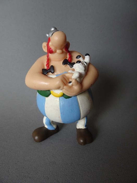 Figura Obelix  em PVC da coleção Astérix - Plastoy