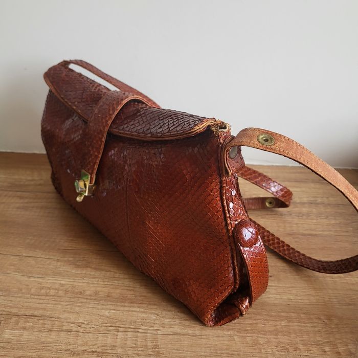 Torebka ze skóry lata 80te