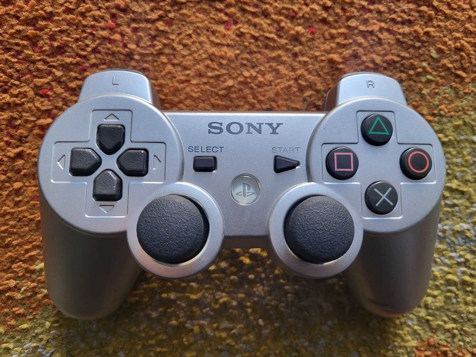 Oryginalny Pad PS3 Playstation 3 Sony Dualshock 3 Srebrny (Japoński)