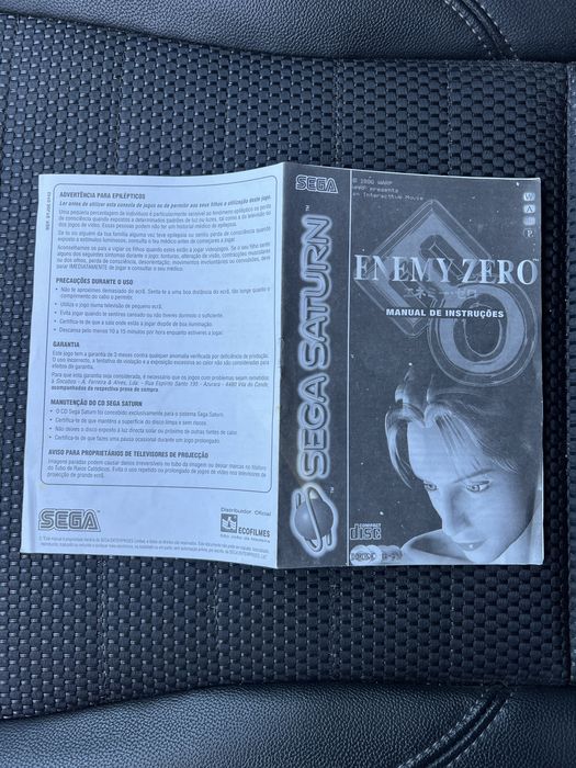 Enemy Zero - Sega Saturn (manual PT)