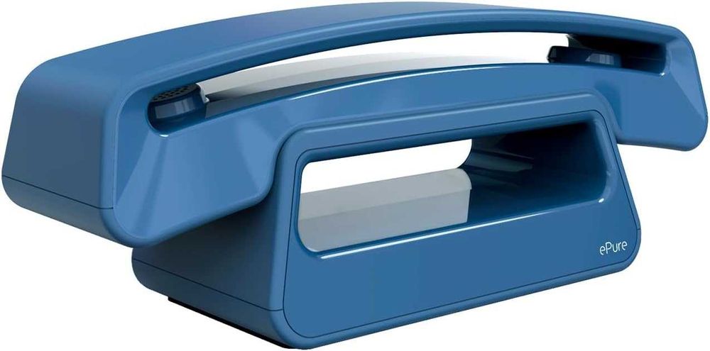 Alcatel ePure Iconic Blue - telefon bezprzewodowy DECT design