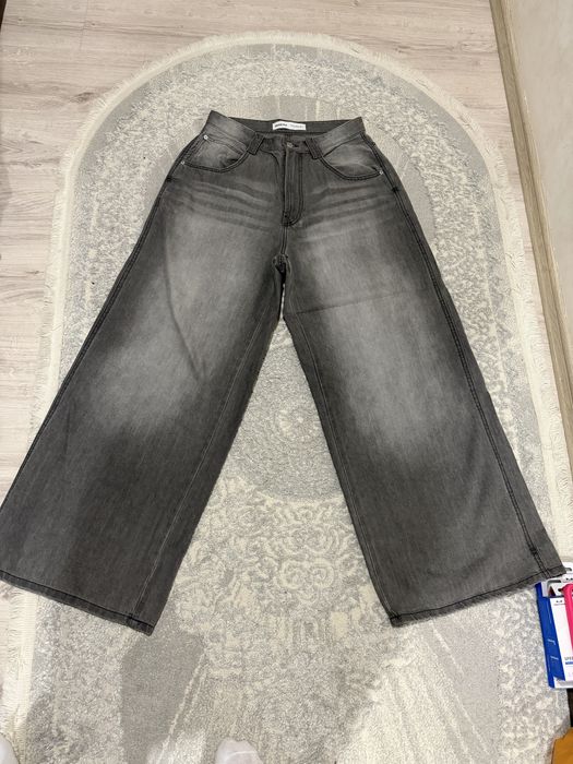 Джинси  потреті чорно сірого  кольору
