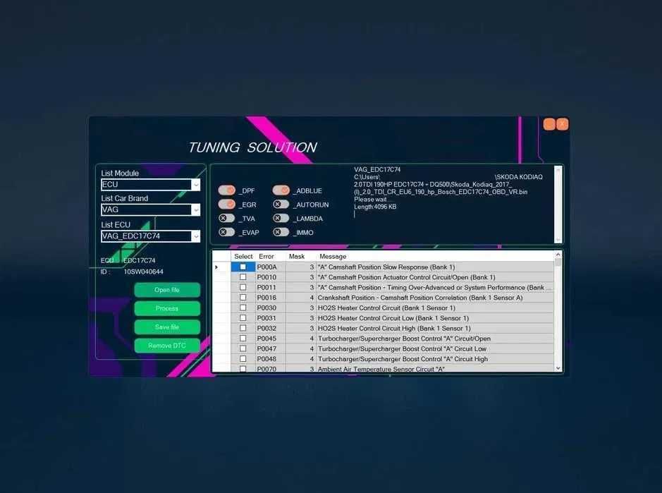 TUNING SOLUTION 2026 OFFLINE xdecoder swiftec winols ecm titanium davinci deluxe ekologia adblue scr egr