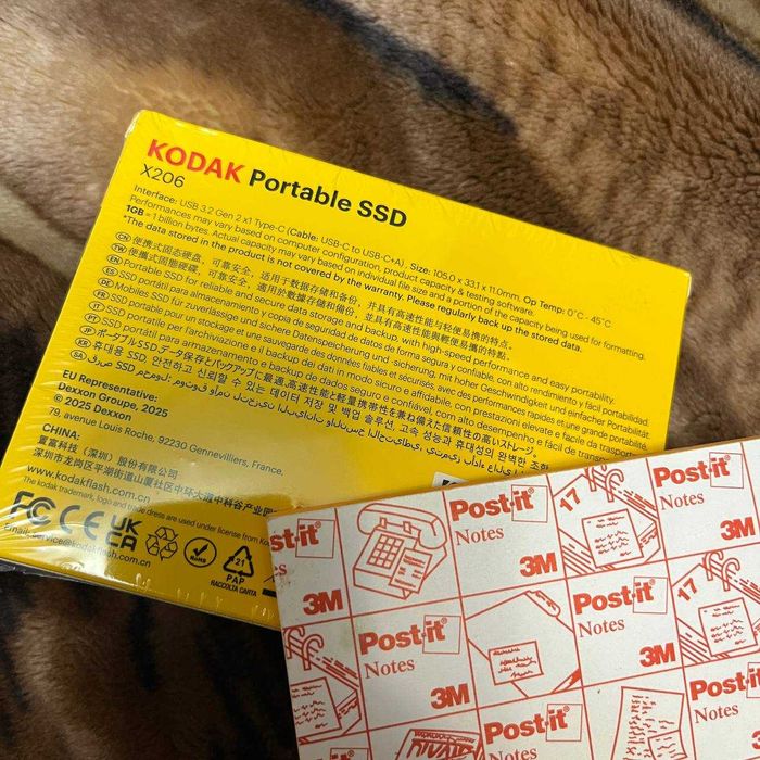 Зовнішній SSD USB накопичувач Kodak X206 1TB 1000Mb/s