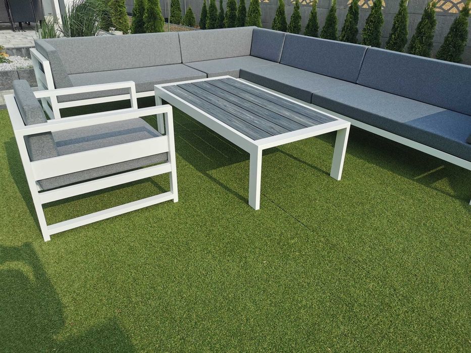Producent Meble modułowe ogrodowe narożnik na taras aluminium 100% produkt PL + wysyłka gratis