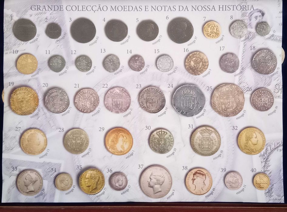 Moedas e Notas de Nossa História - - - - - Colecção