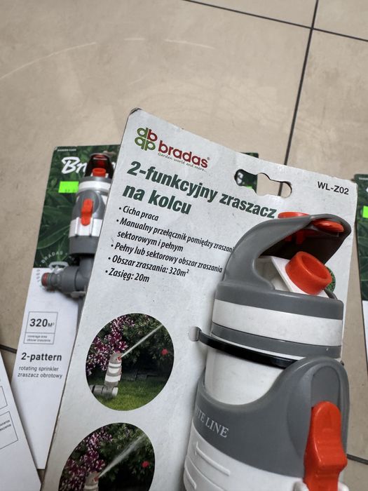2 funkcyjny zraszacz na kolcu bradas