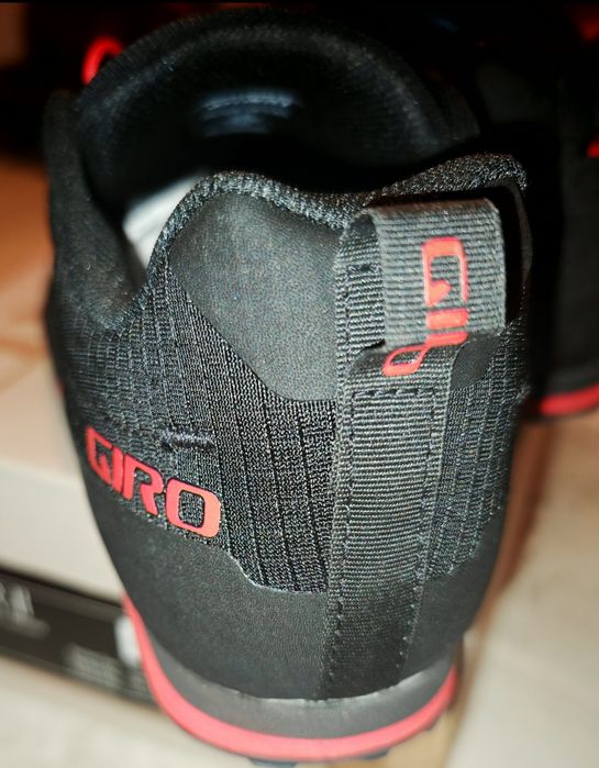 Sapatos de BTT GIRO TRACKER FASTLACE Preto/Vermelho