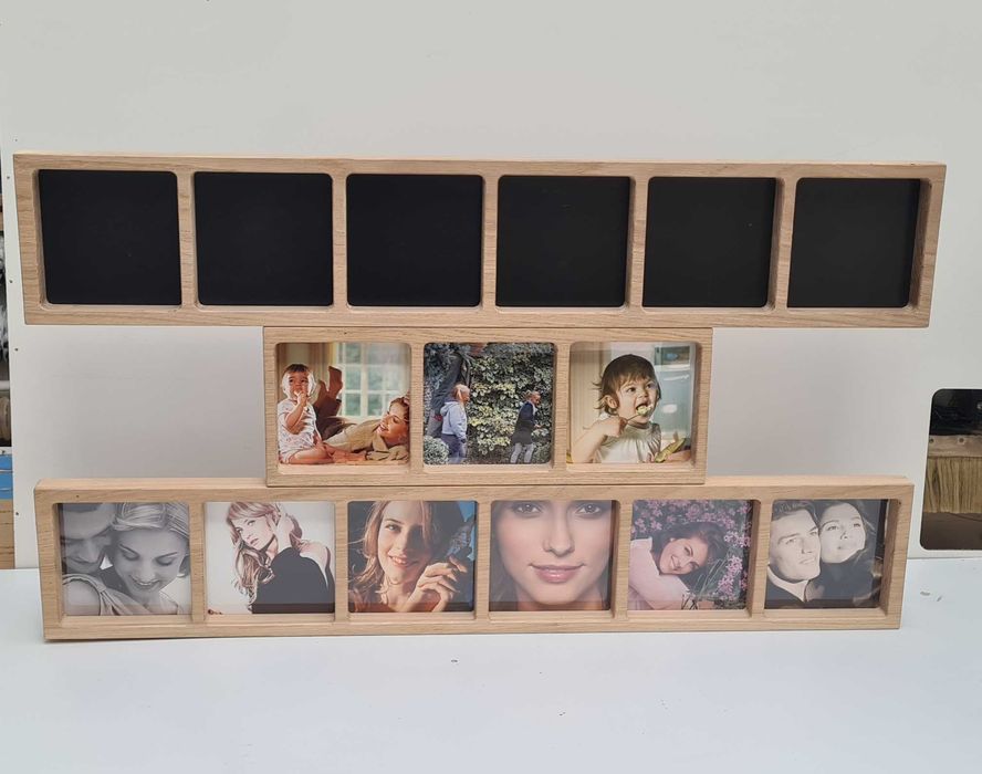 Multirama na 6 zdjęć drewno - DĄB NATURALNY