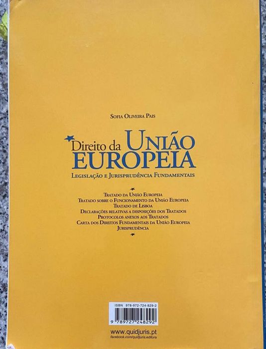 Livro de direito da união europeia
