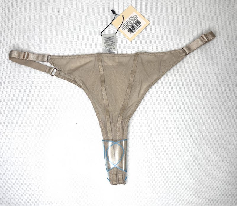 Beżowe Stringi WE ARE WE WEAR - Mesh, Rozmiar XXXL