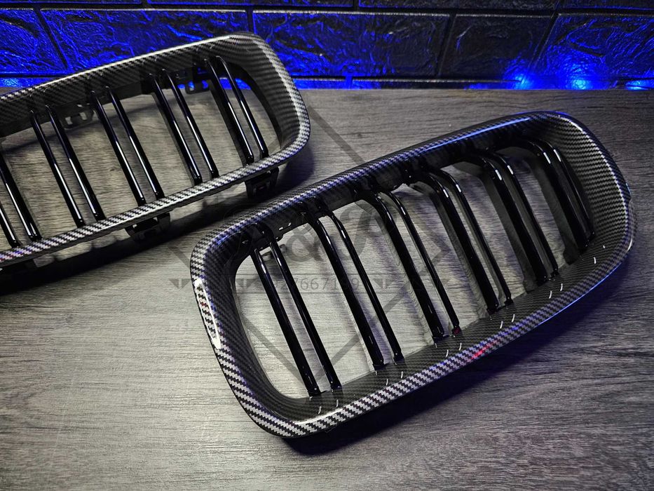 Grelhas BMW Carbono/Preto - F30 F31 F32 F33 F35 F36 F80 F82 F83