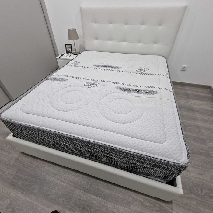 Camas de Casal Estofadas de Luxo 199€ Disp. em Várias Cores! 190x140m!