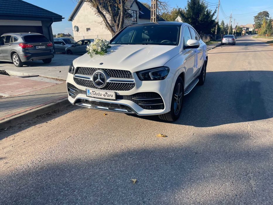 Samochód do Ślubu Mercedes GLE COUPE AMG Biały  Działdowo
