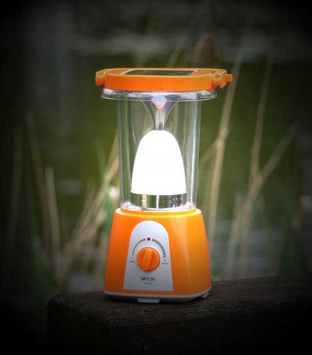 LATARKA Solarna Lampa Kempingowa Usb Aku 230V Powerbank 60 Led Smd Panel Solarny Regulacja Światła