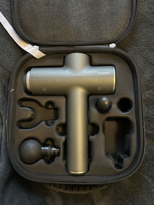 Yunmai Prime 2 Pistolet Do Masażu Masażer Ciała Pleców Karku 2 glowice