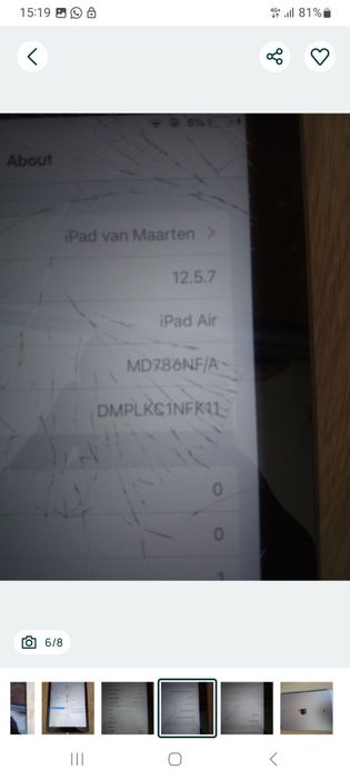 Ipad air 32 GB, primeira geração